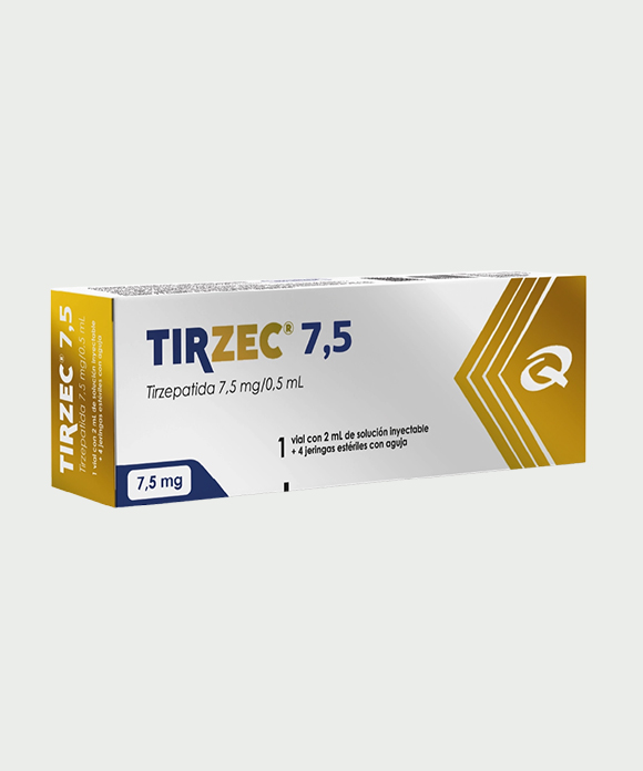 TIRZEPATIDA 7,5MG.QUIMFA.TIRZEC 1FRASCO 2ML/0,5M