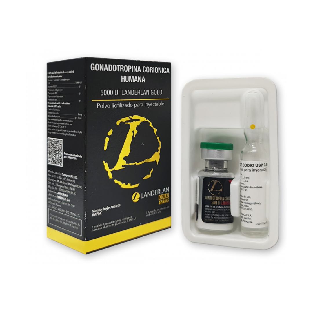 HCG humano 5.000ui Landerlan gold