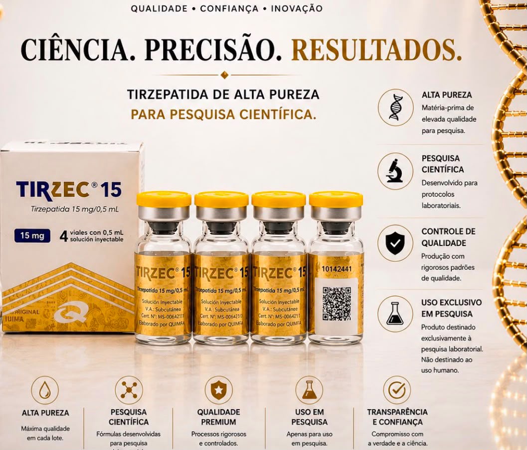 Tirzepatida Tirzec 15MG – 4 Ampolas