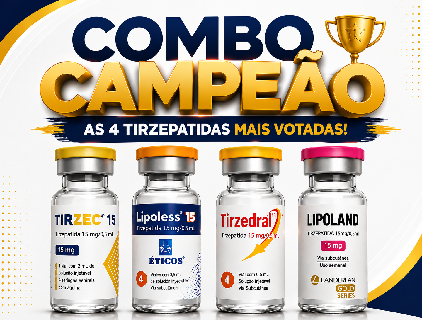 Combo Campeão Tirzepatida
